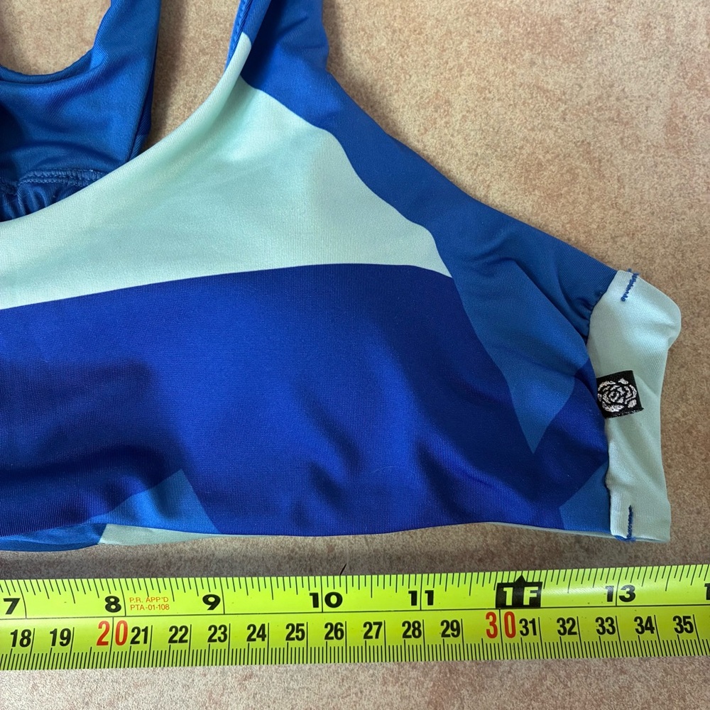 NWOT La Vie En Rose Aqua Blue Bikini Size Small - Picture 8 of 12